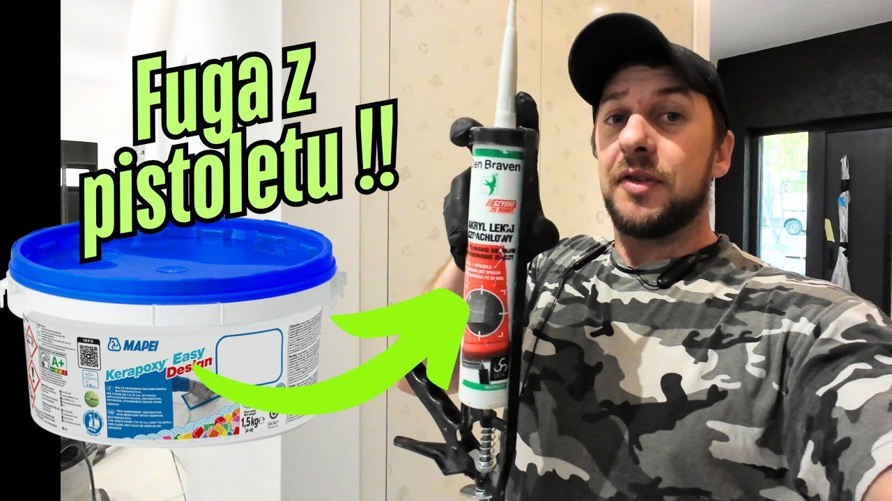 Fuga epoksydowa z pistoletu w tubce po akrylu. PETARDA!!!