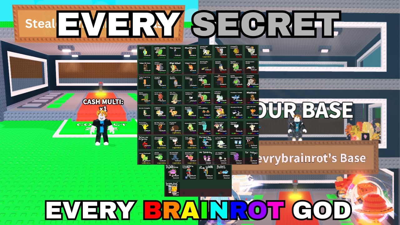 Starting Over and Obtaining EVERY SINGLE BRAINROT COMPLETELY F2P!