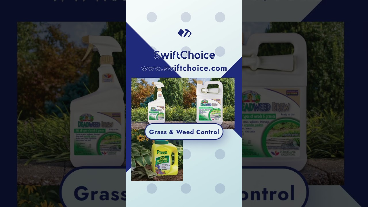 Huge selection of Grass & Weed Control products only at SwiftChoice! 