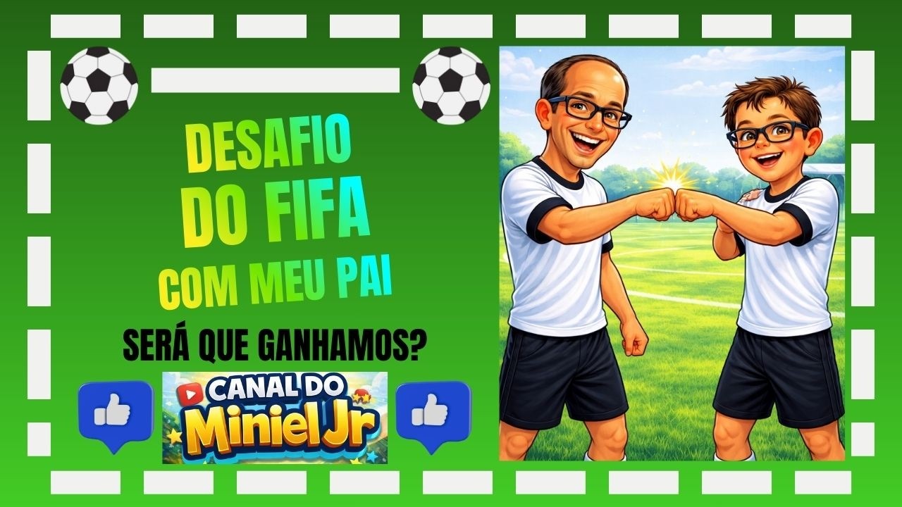 Jogando Fifa com meu pai!