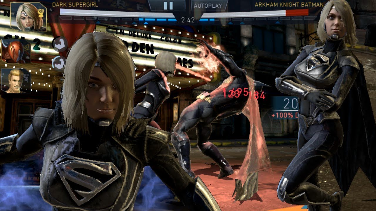 Injustice 2 Mobile - Dark Supergirl's Passive Ability