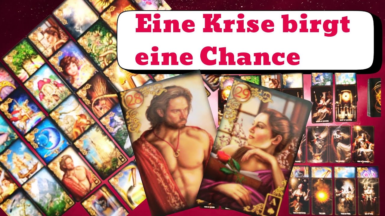EINE KRISE, DIE DU AUSGELÖST HAST, BIRGT EINE CHANCE! ES KÖNNTE DAS WERTVOLLSTE DER VERBINDUNG SEIN!