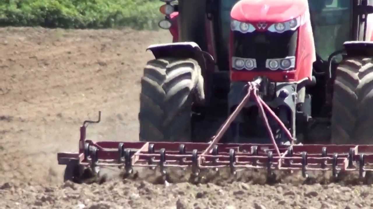 Massey ferguson 7616 dyna vt semis de maïs 2013