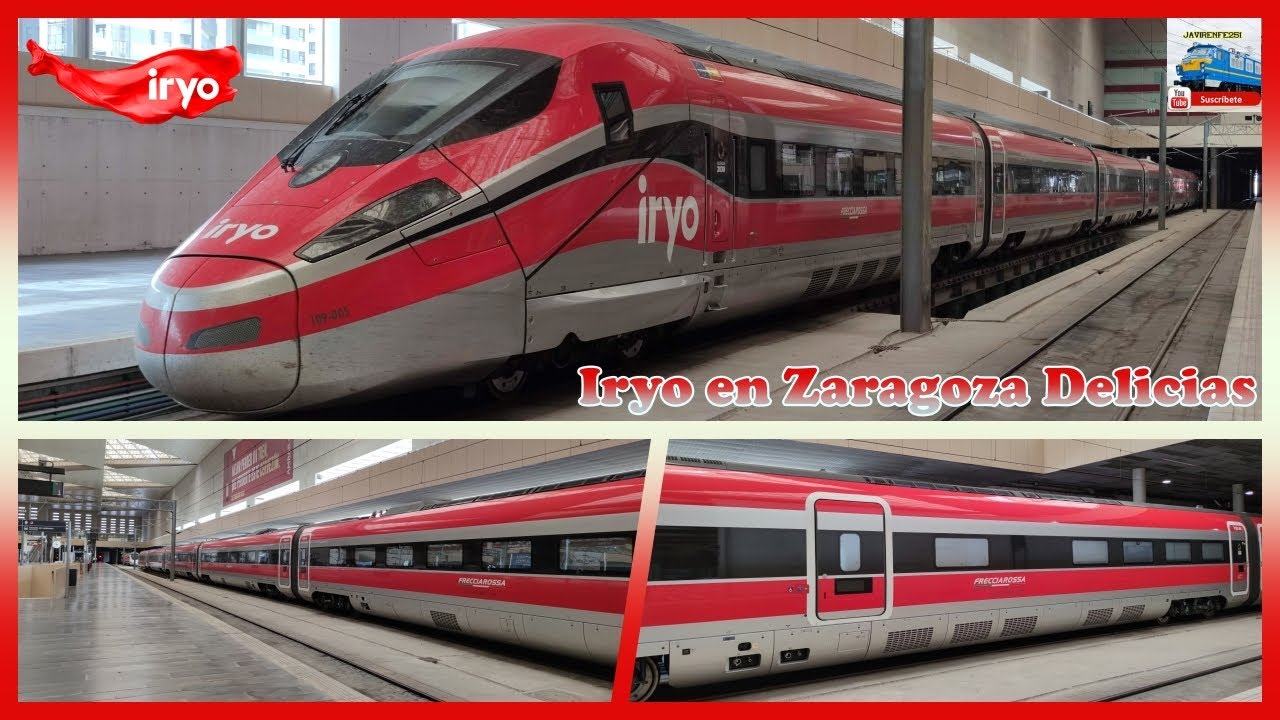 Tren Iryo 109 005 en Zaragoza delicias