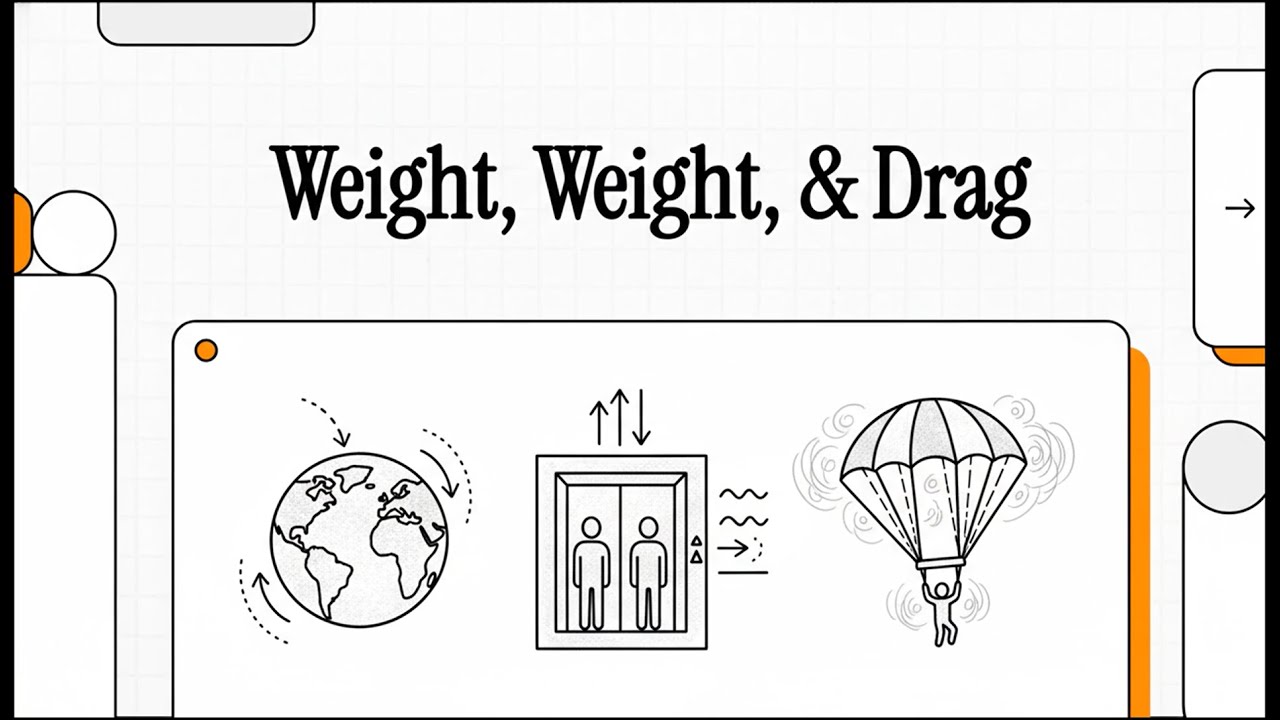 Lesson 2 (Module 4 – Term 2): Weight and Drag Force | Physics Grade 9 Advanced