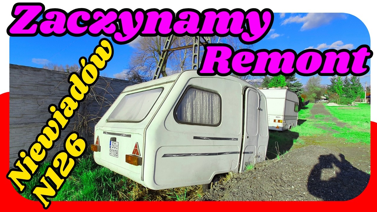 Niewiadów N126🤩 Zaczynamy remont przyczepy💪 Krok po kroku, rozkładamy przyczepę na części pierwsze🙃