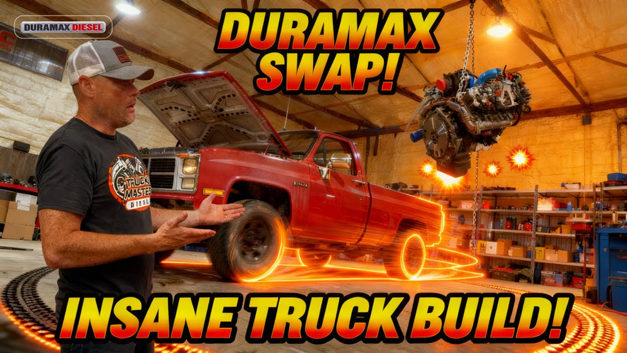 Square Body Duramax Swap Build Begins!