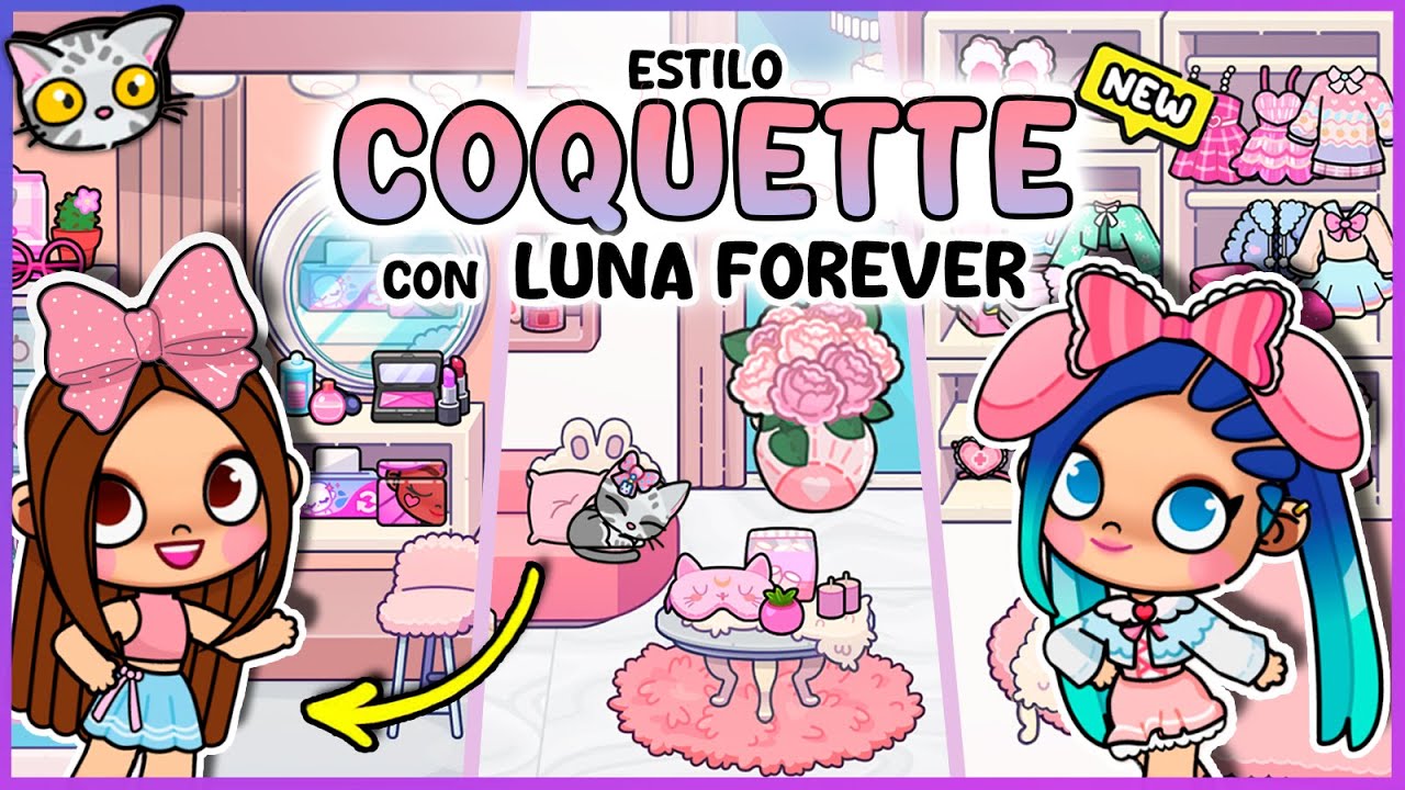 🏡✨ Creo y Decoro la MANSIÓN COQUETTE para @Luna Forever | AVATAR WORLD House Ideas 🎨🌸