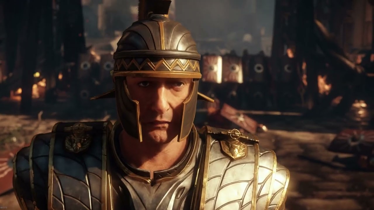 Ryse: Son Of Rome Commander Vitallion Leads Counter charge Against Boudica And Barbarians Cutscene