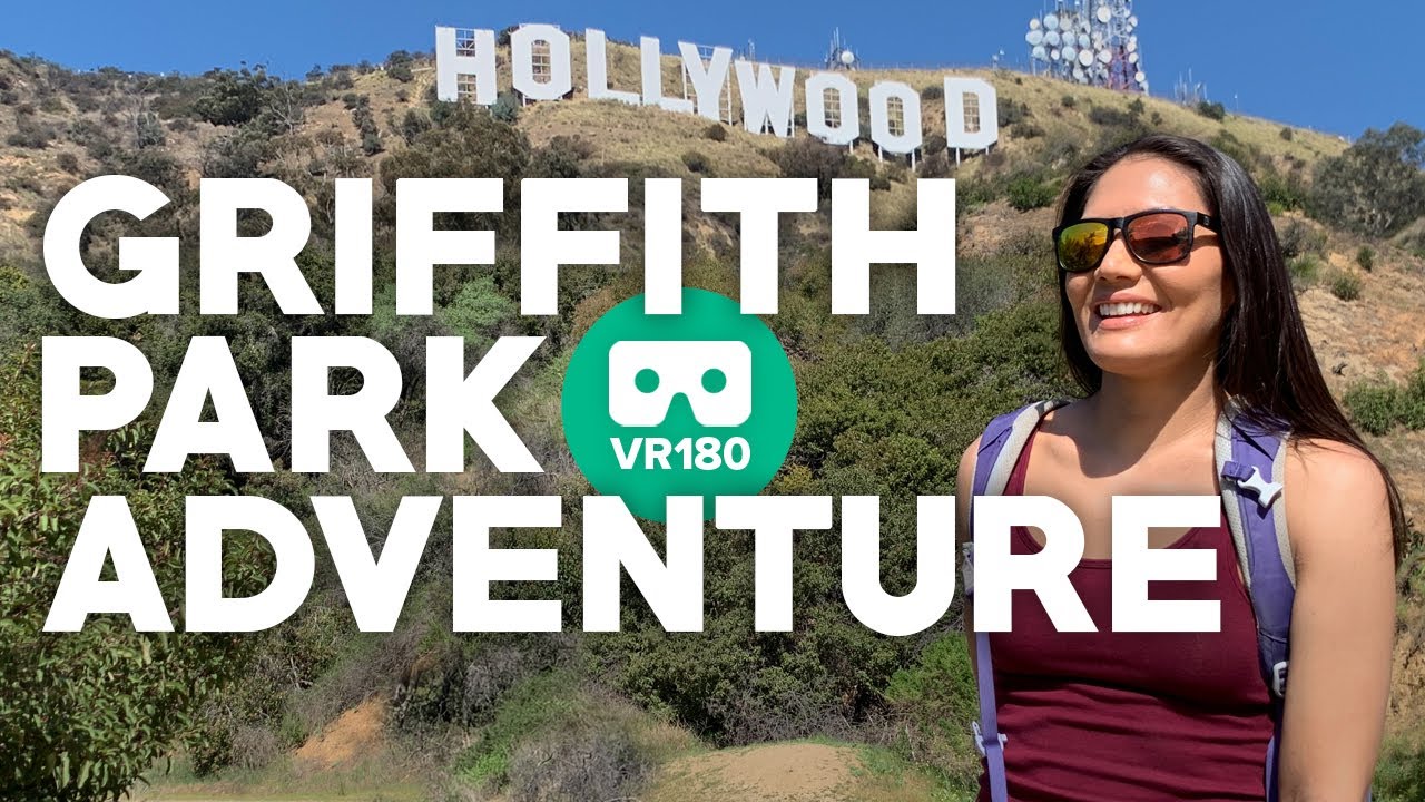 VR180 Hollywood Sign and Griffith Park and Observatory Tour | 3D VR Insta360 EVO