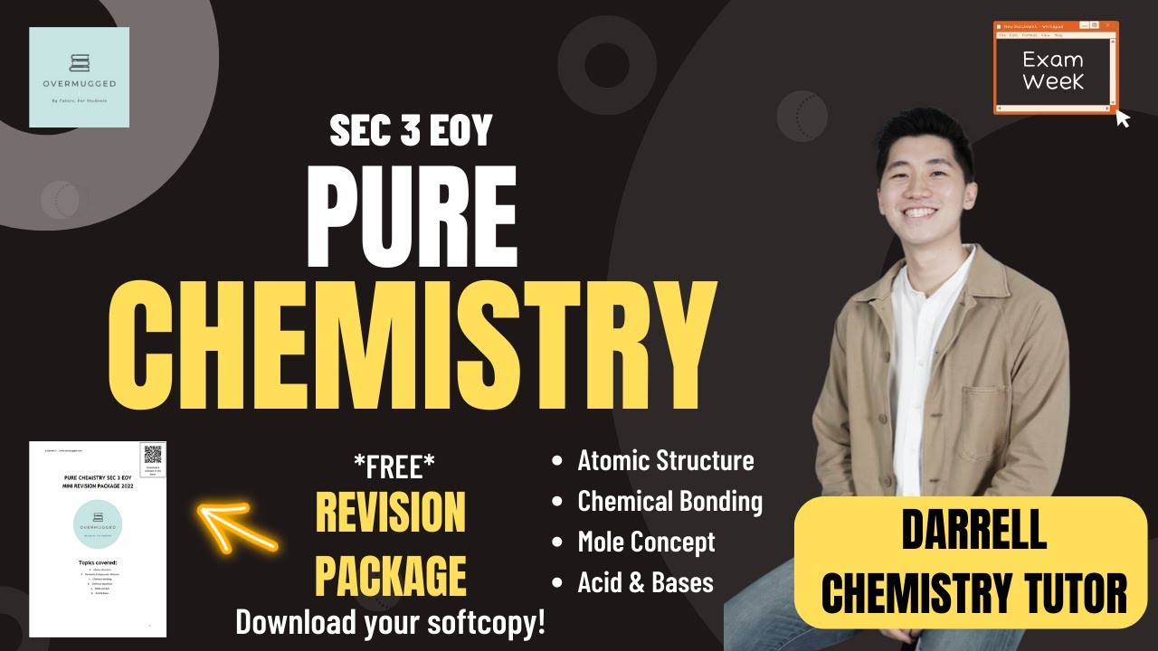 [Sec 3 EOY] Pure Chemistry Revision Session (Chemical bonding, Mole Concept, Acid & Bases)