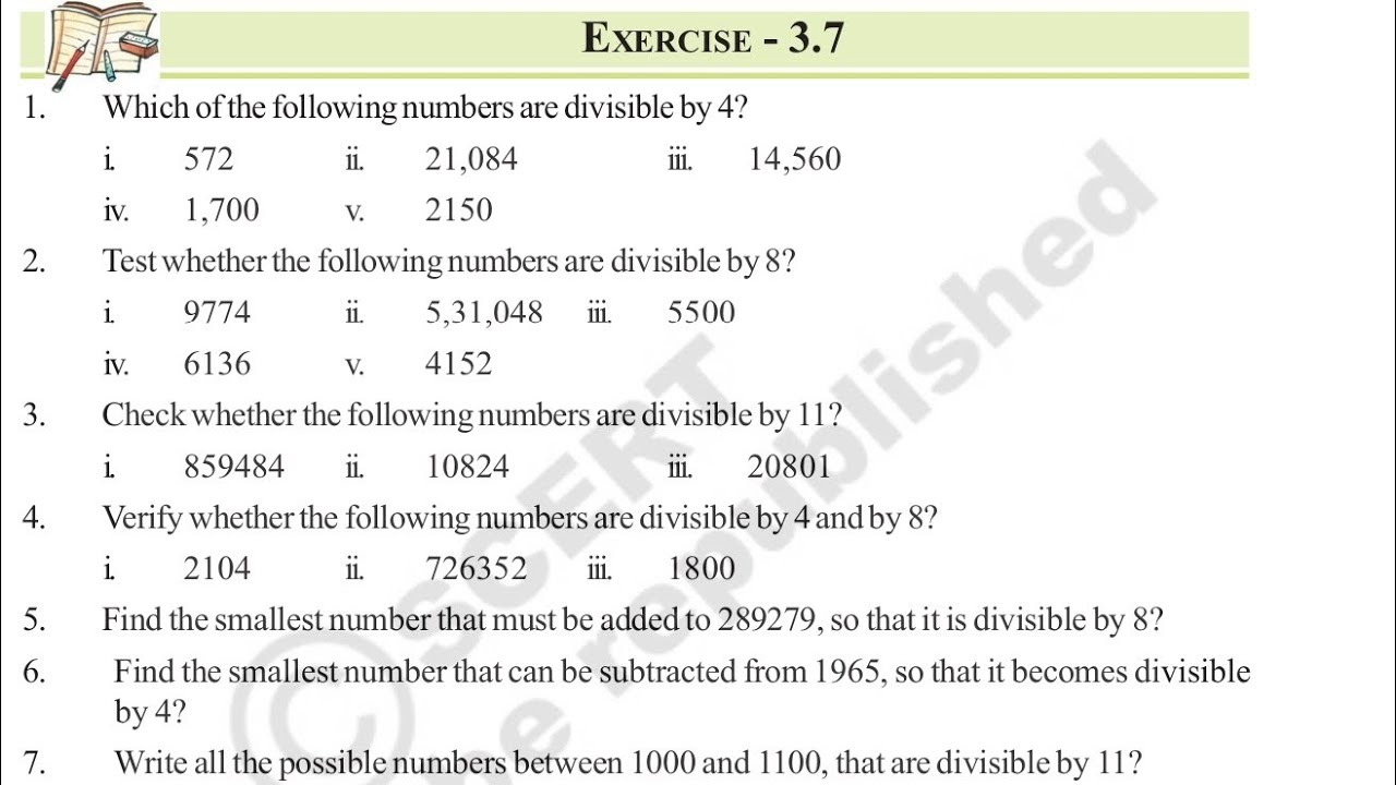 AP | Математика, 6 класс | Глава 3 | Игры с числами | Решения упражнения 3.7 | Совет штата Андхра...