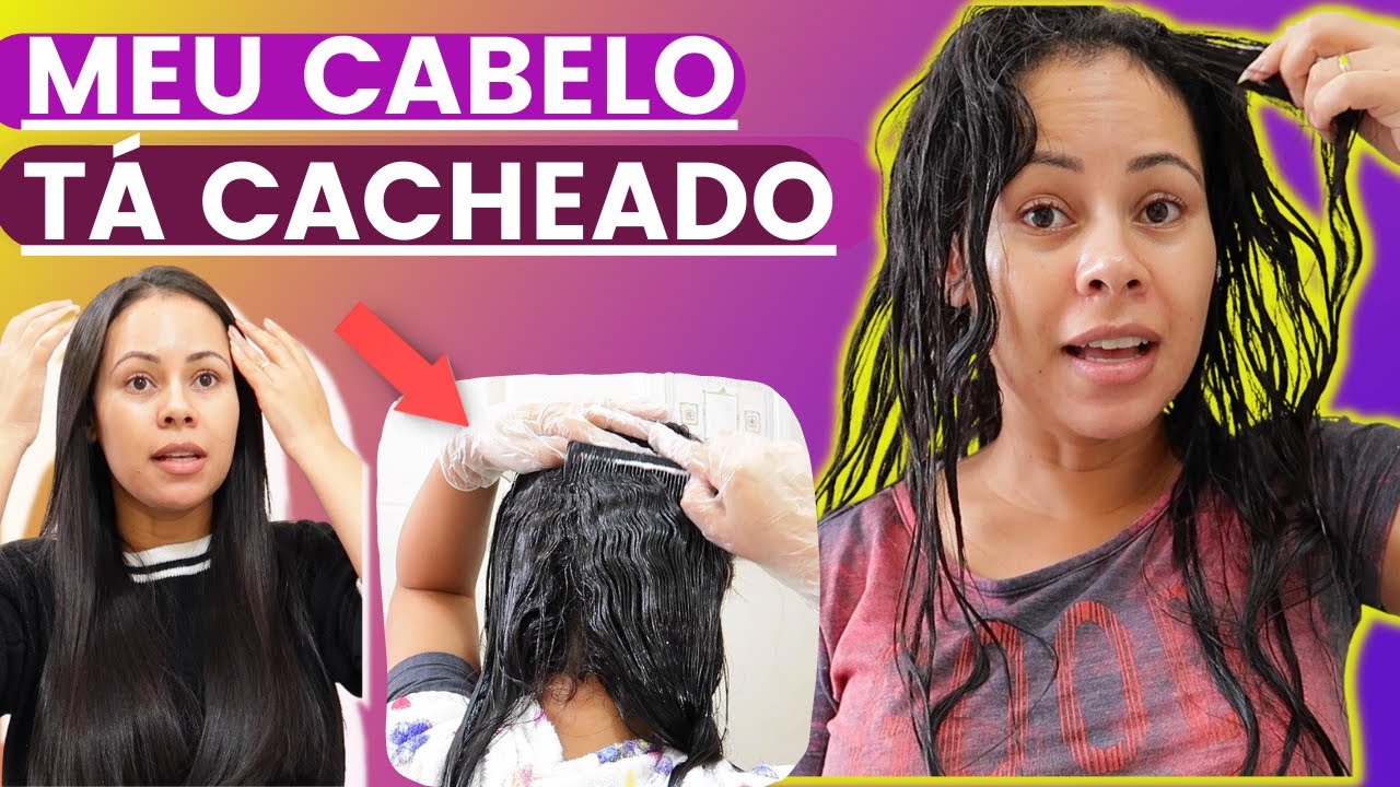 MEU CABELO TÁ MUITO CACHEADO  + Retoque de RAIZ com a Fusion Brush