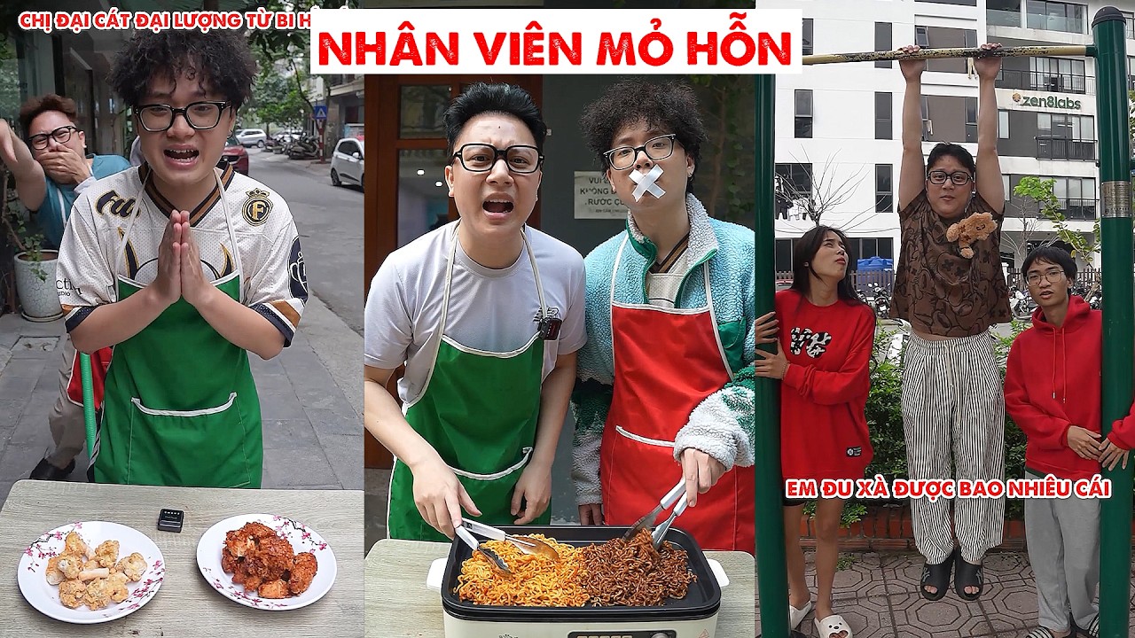 Khi Có Nhân Viên Mỏ Hỗn Ở Quán Mì Cay - Gà Rán Sốt
