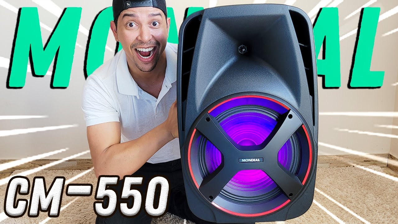 Caixa Amplificada Mondial CM-550, POTÊNCIA de sobra e PREÇO ACESSÍVEL! | Unboxing e Impressões
