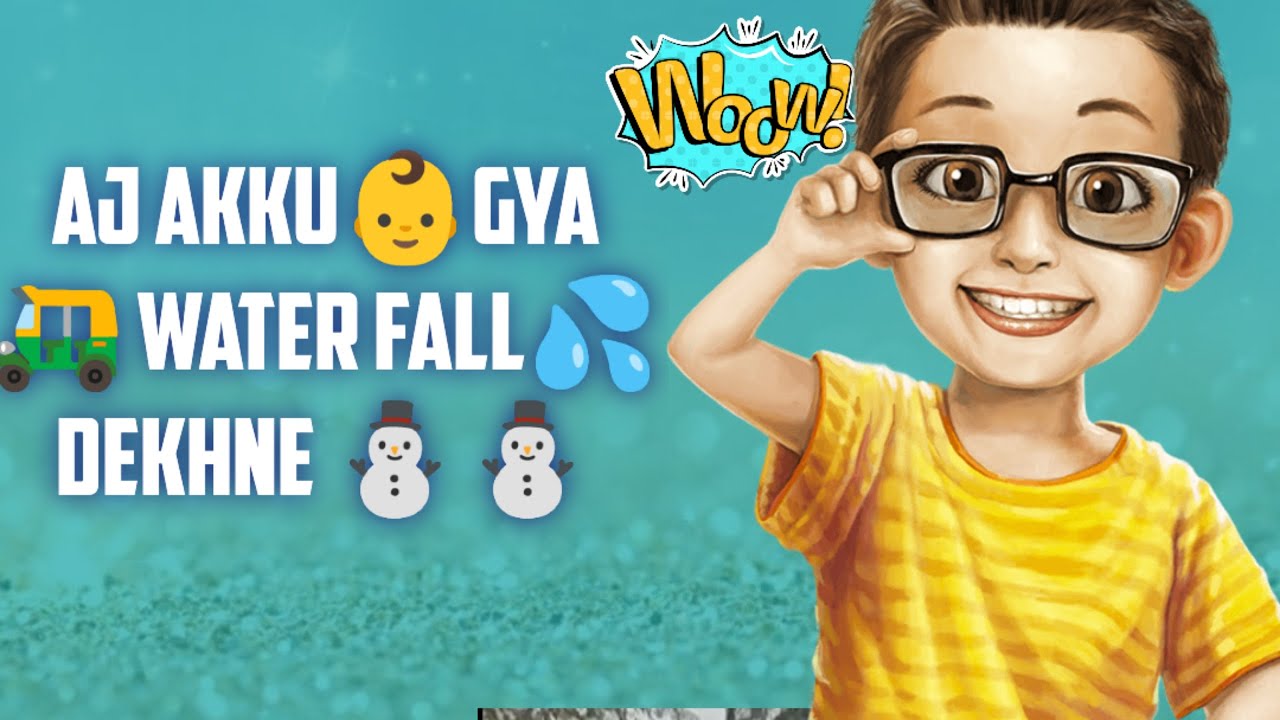🌊🤩 झरना देखकर खुश हुआ AkKu 😍#vlog#dailyvlog#babydailyvlog#waterfall#cutebaby@AkKulittle 