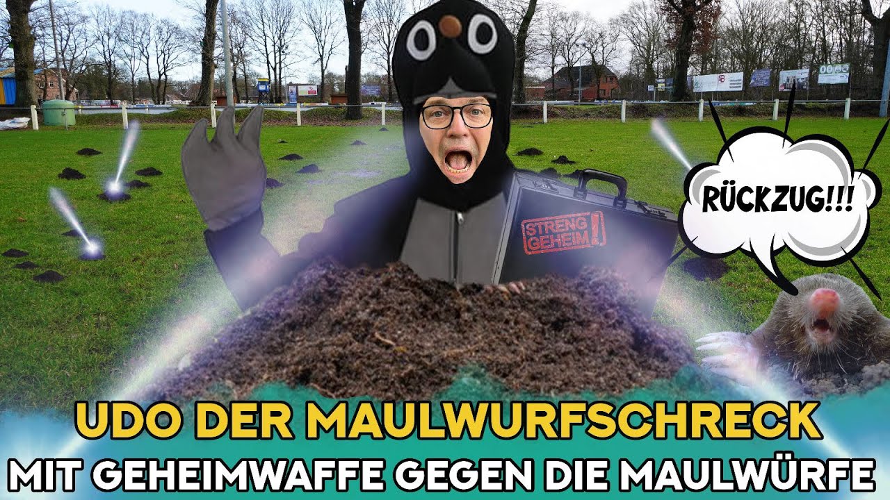 Die außergewöhnliche Wunderwaffe gegen Maulwürfe | Udo & Wilke