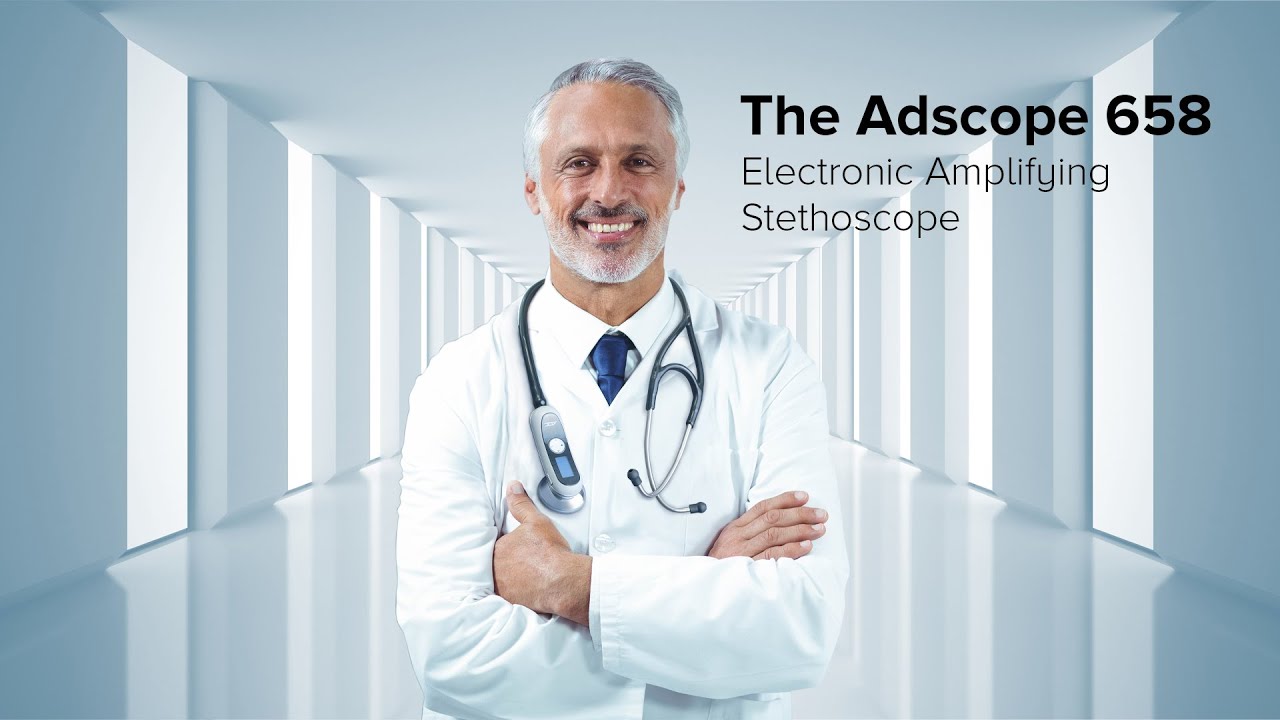 The Adscope 658 Electronic Amplifying Stethoscope