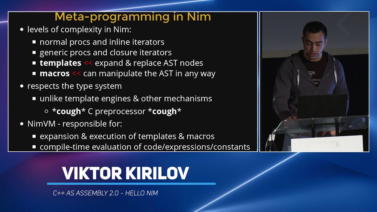 C++ as Assembly 2.0 - Hello Nim - Viktor Kirilov - code::dive 2019