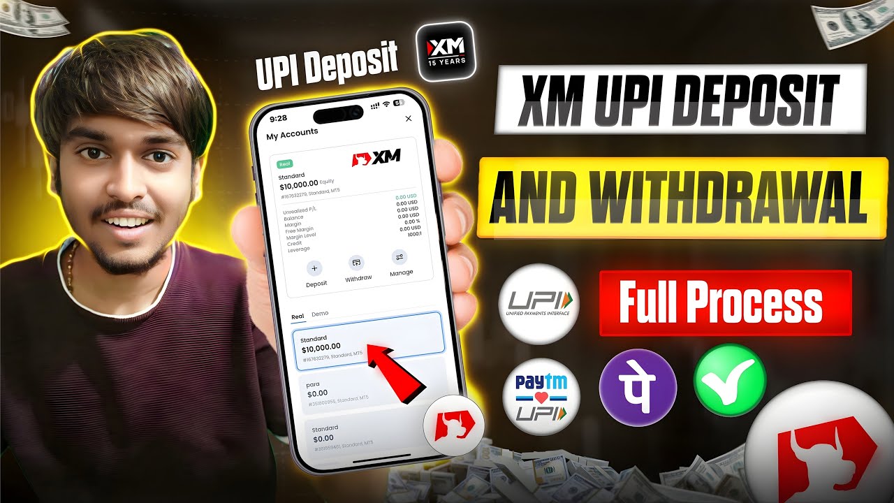 XM Me UPI Se Deposit & Withdrawal  | XM Deposit And Withdrawal By Using UPI