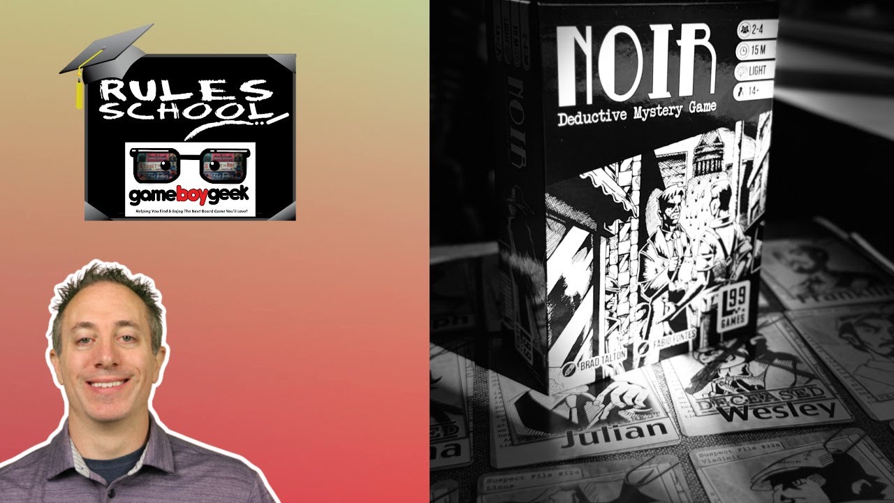 How to Play Noir: Deductive Mystery Game (Rules School)