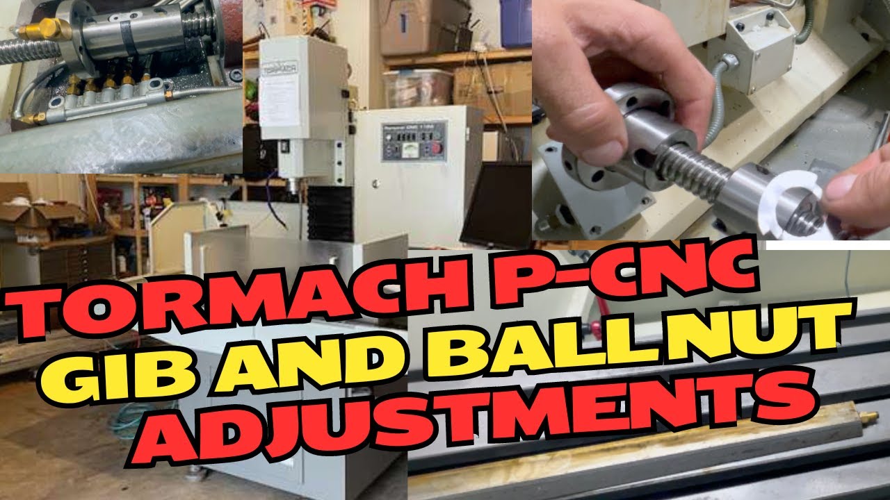 Станок Tormach PCNC 1100... Начинаем работу! Очистка, регулировка направляющих и шариковых винтов...