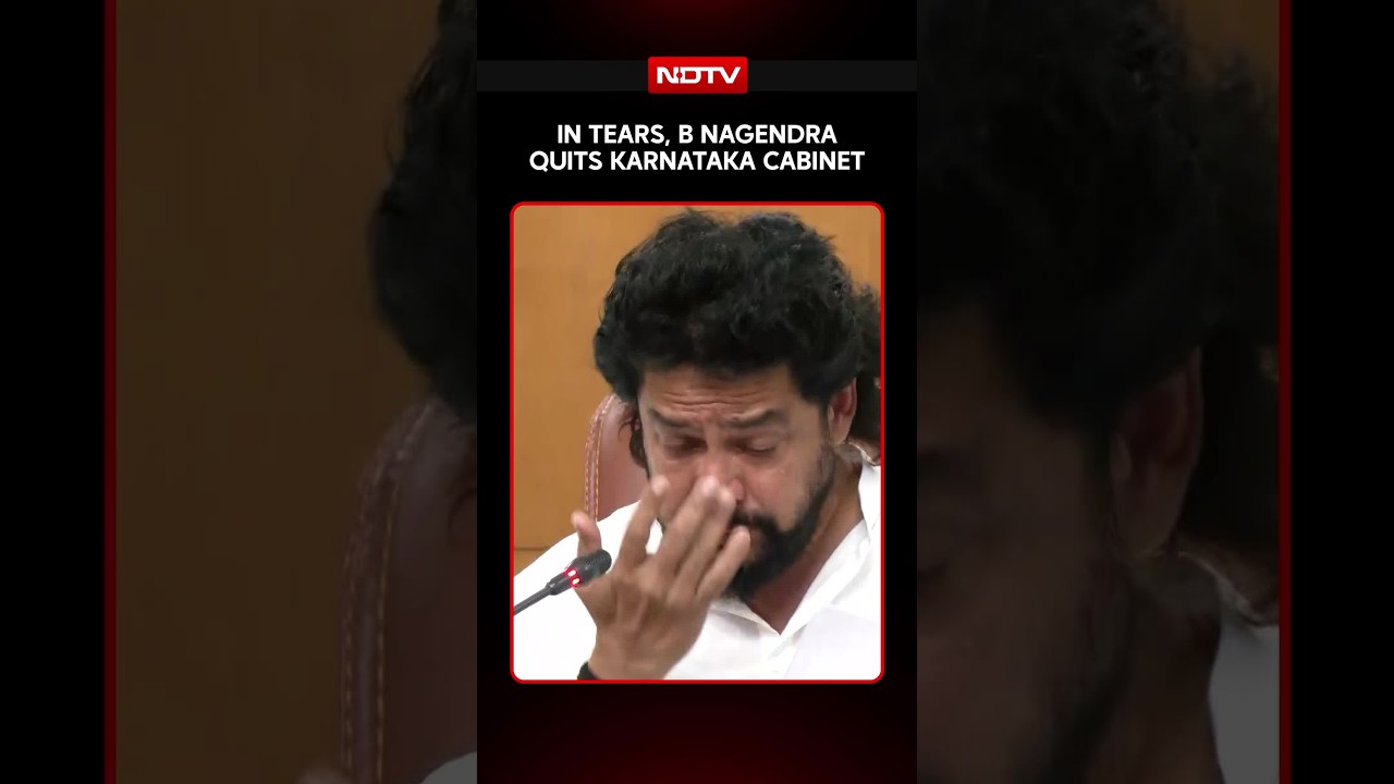 Nagendra Resignation | B Nagendra Quits Karnataka Cabinet, Second Time Over Same Corruption Scandal