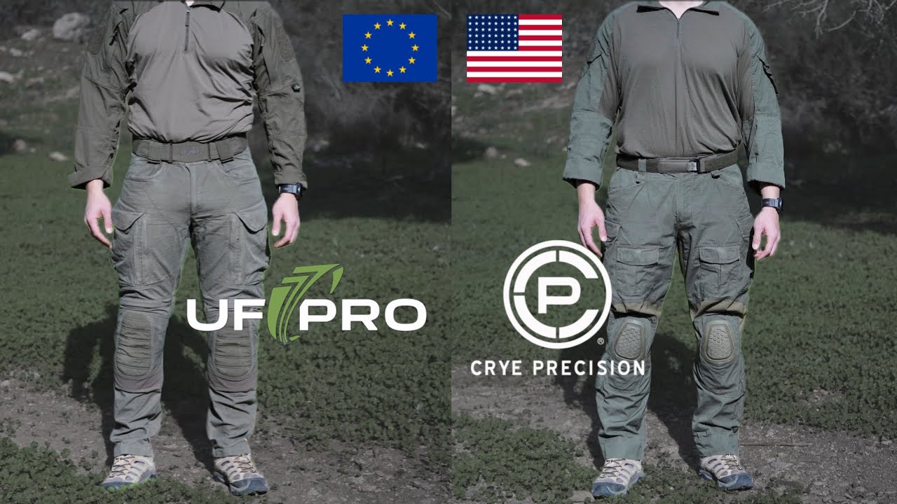 מדים של Crye Precision והשוואה למדים של Uf Pro אחרי ניסיון בשטח. 