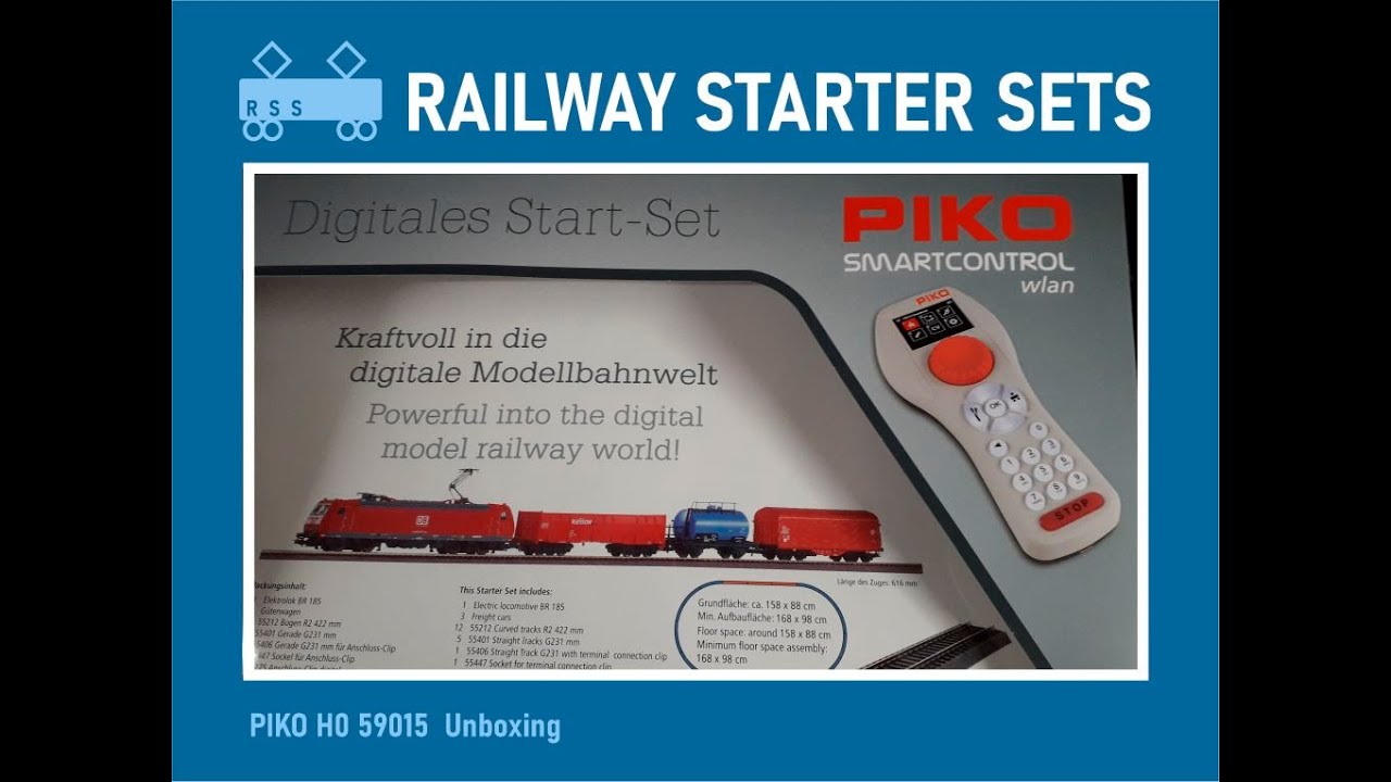 PIKO SMARTCONTROL WLAN Starter set H0 59015 (initial unboxing) PT1