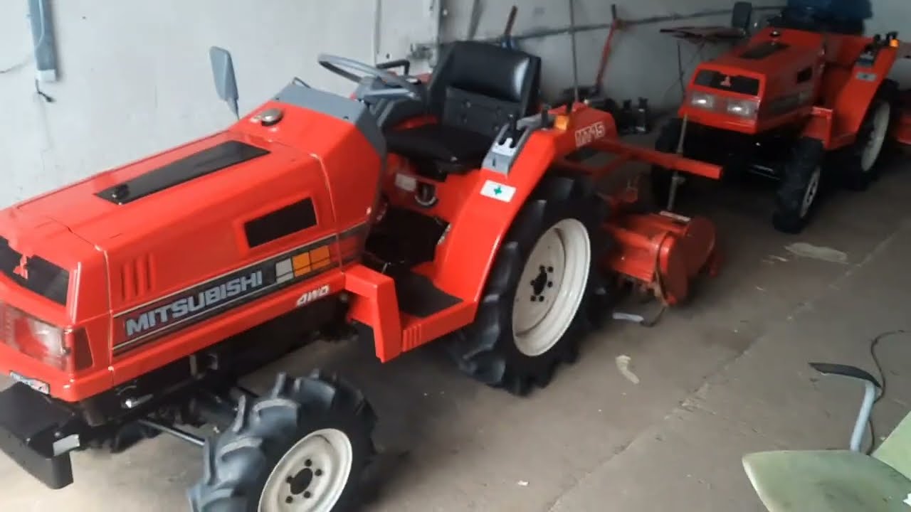 Mitsubishi mt15 / mt16 serwis, uszczelnienie przedniej i tylnej osi, trochę o modelu