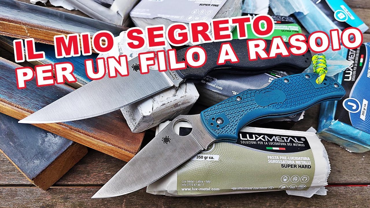 IL MIO SEGRETO PER UN FILO A RASOIO - PASTE LUCIDANTI LUX METAL