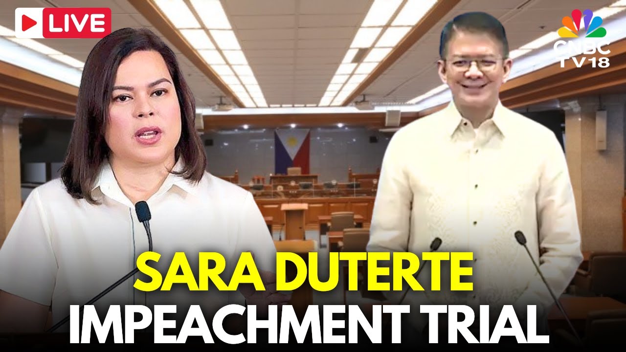 Philippines Senate LIVE: Senate Vote on VP Sara Duterte Impeachment Trial | Francis Escudero | N18G