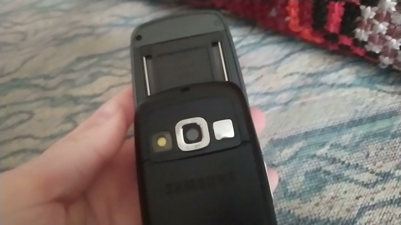 небольшой обзор Samsung sgh D600(старое видео)