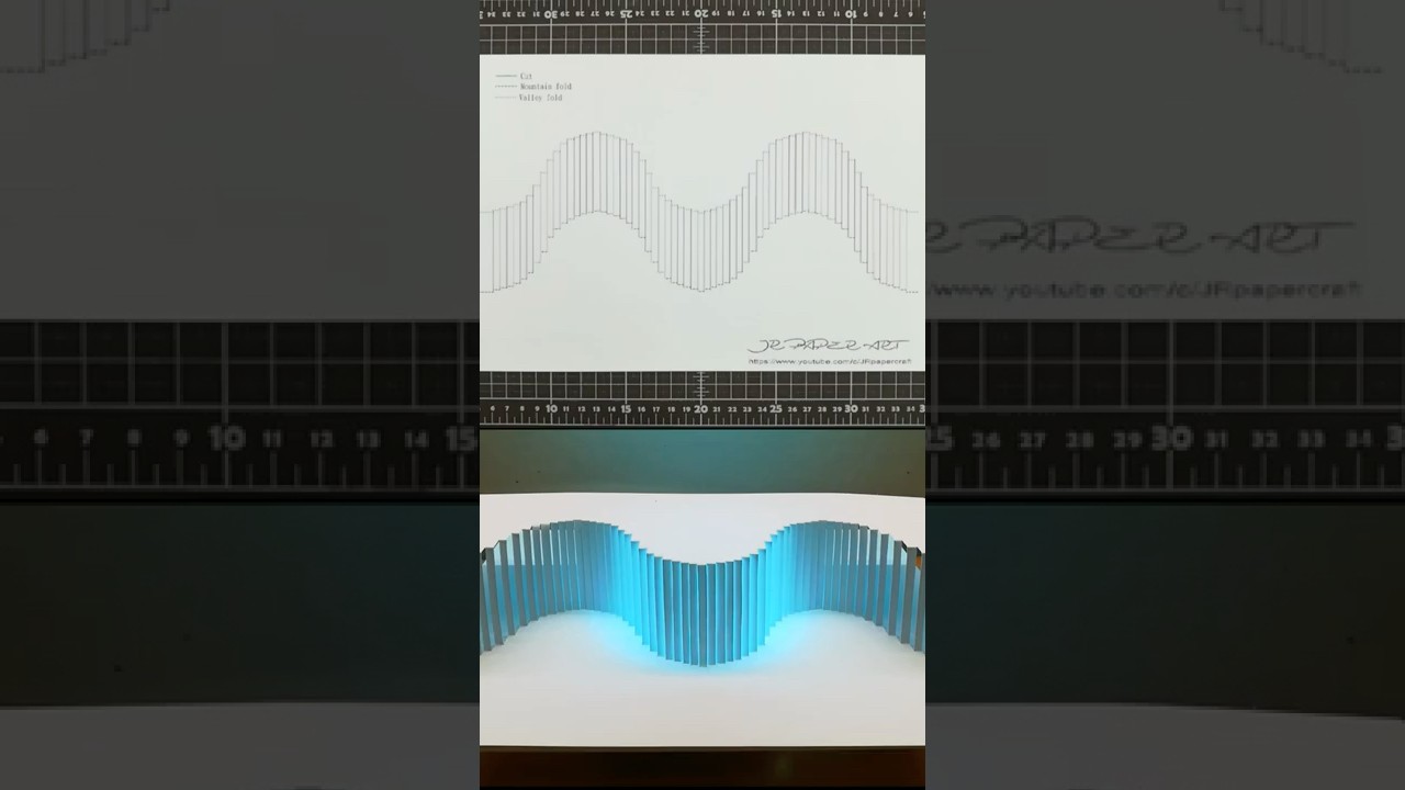 Kirigami Tutorial｜Paper Art｜Origami Art｜Kirigami Art｜Pop Up Card 96 #Shorts
