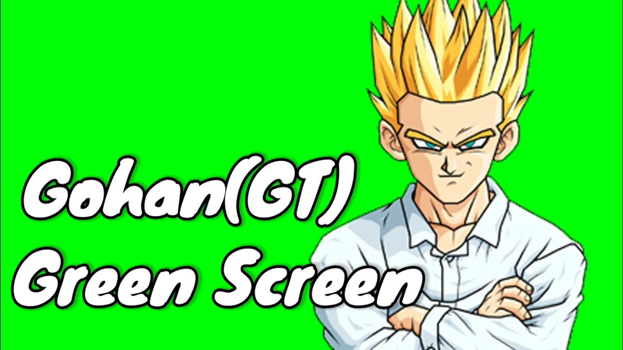 Gohan Gt Green screen