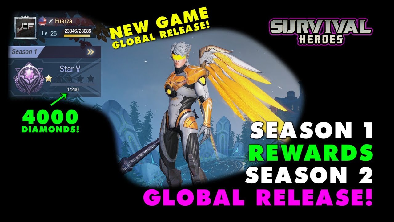 Survival Heroes Глобальный выпуск! EPIC NEW GAME назвали героев выживания Moba Battle Royale