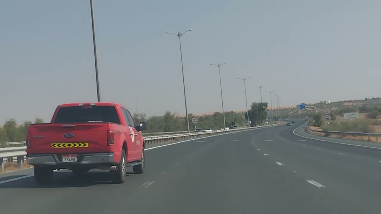 Dubai Alain Road 🛣️ | High Speed 🚄 Limit 140 KM/H |