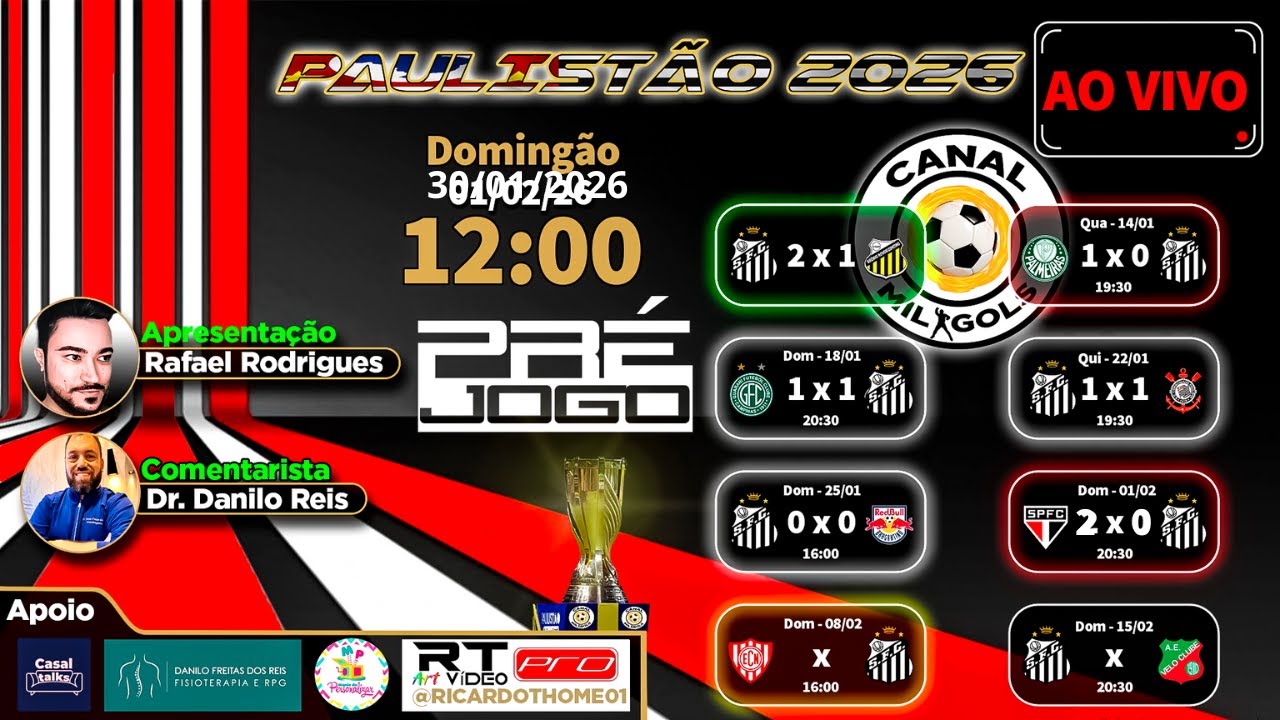 Pós-jogo Noroeste x Santos, escalações e palpites, Neymar não joga? Jogo da Vida?