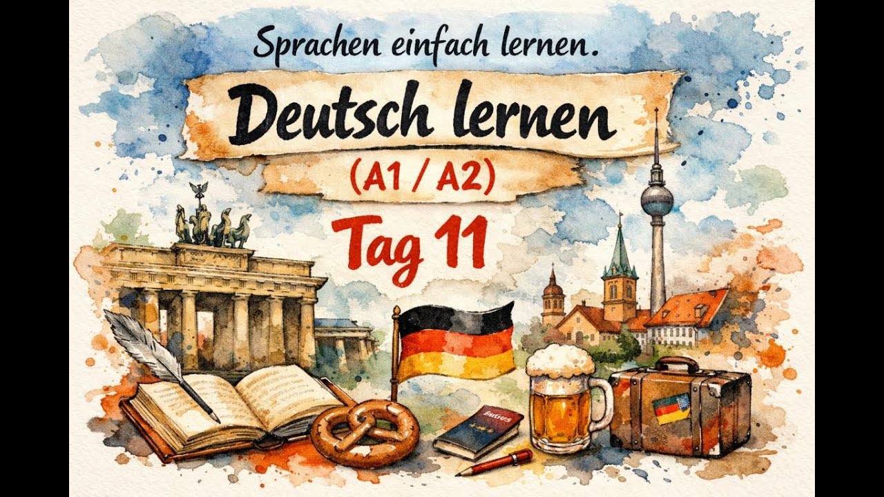 Tag 11 Deutsch lernen A1-A2