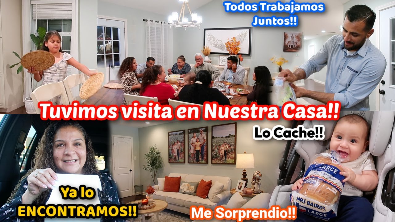 Tuvimos una Visita Especial🥰+Ya lo ENCONTRAMOS‼️+Mi Esposo me Sorprendió🥹+Mi Pequeña Ayudante🙉