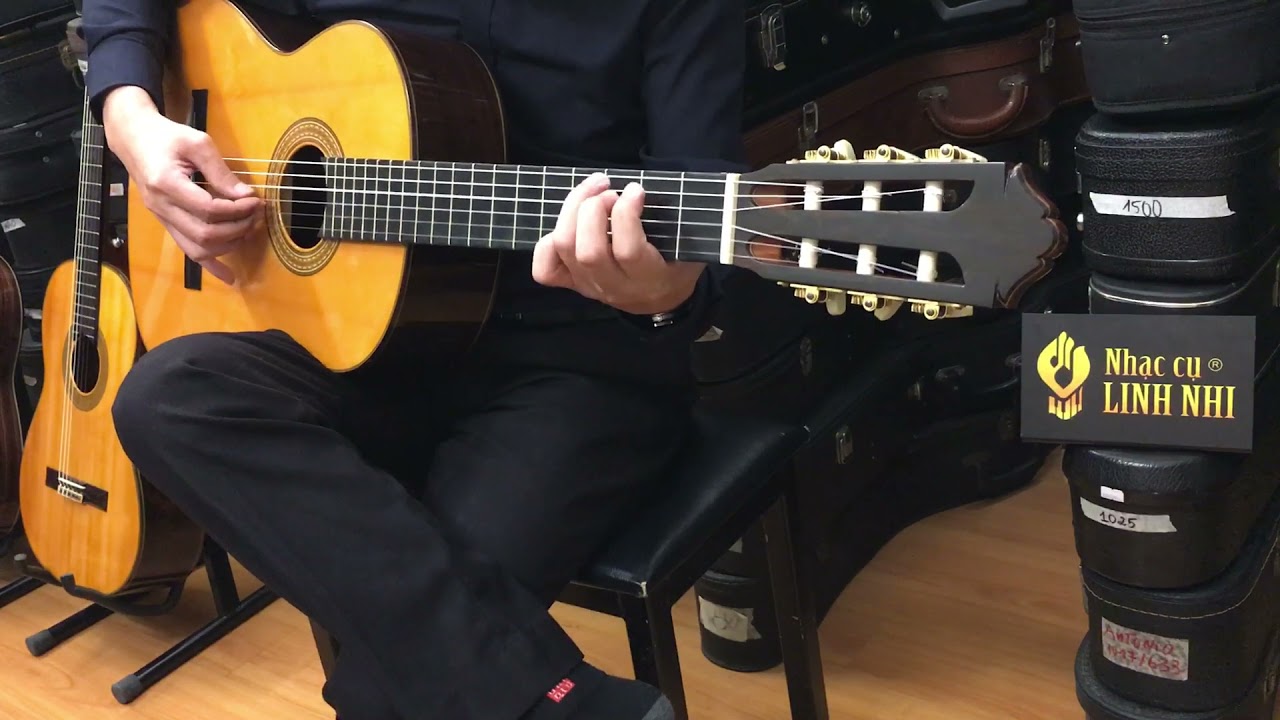 Test âm guitar classic Yamaha GC31