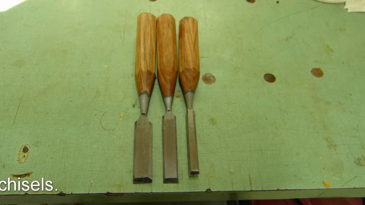 No Lathe Chisel Handles