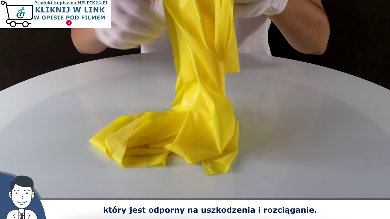 Taśma rehabilitacyjna 2,5 m żółty THERABAND  - Prezentacja produktu - Helpik24.pl