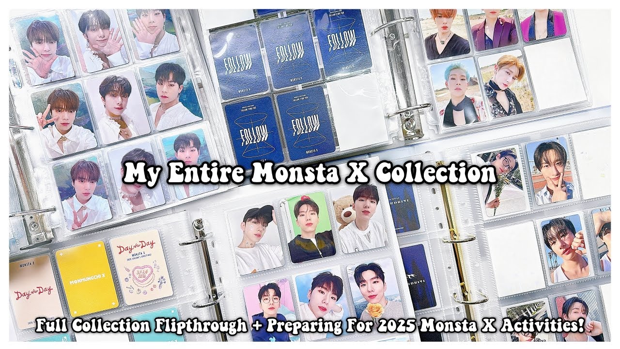 My Entire Monsta X Collection ✰ Full Collection Flipthrough + Prepping For 2025 Monsta X Activities!