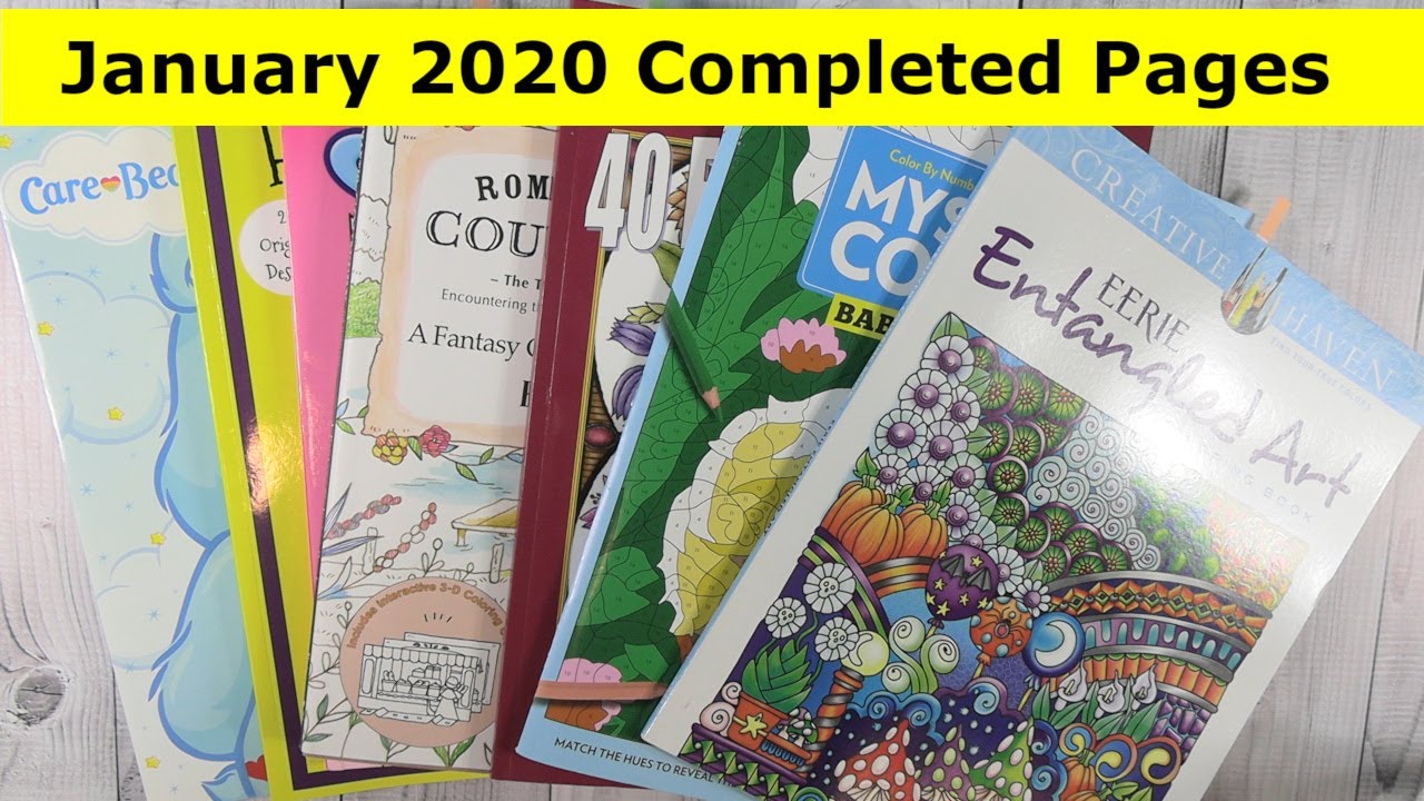 Completed Coloring Pages Finished Flips January 2020 Share