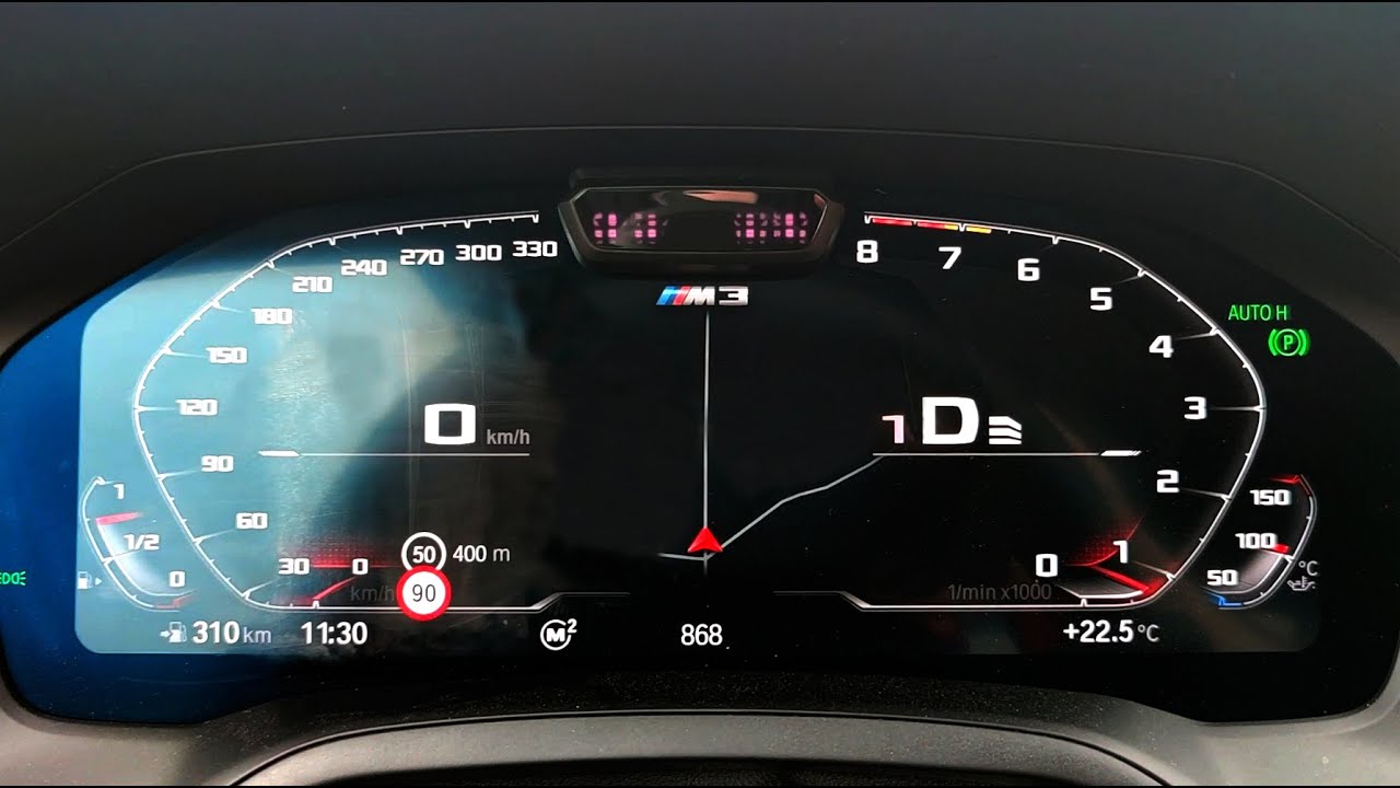 BMW M3 Competition 2021 (510HP) - Acceleration
