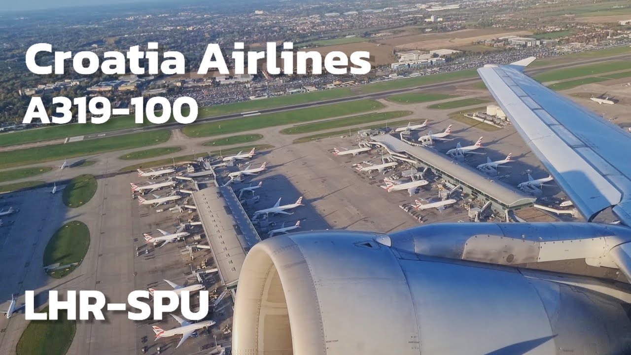 Croatia Airlines | A319-100 | London Heathrow to Split | Business Class