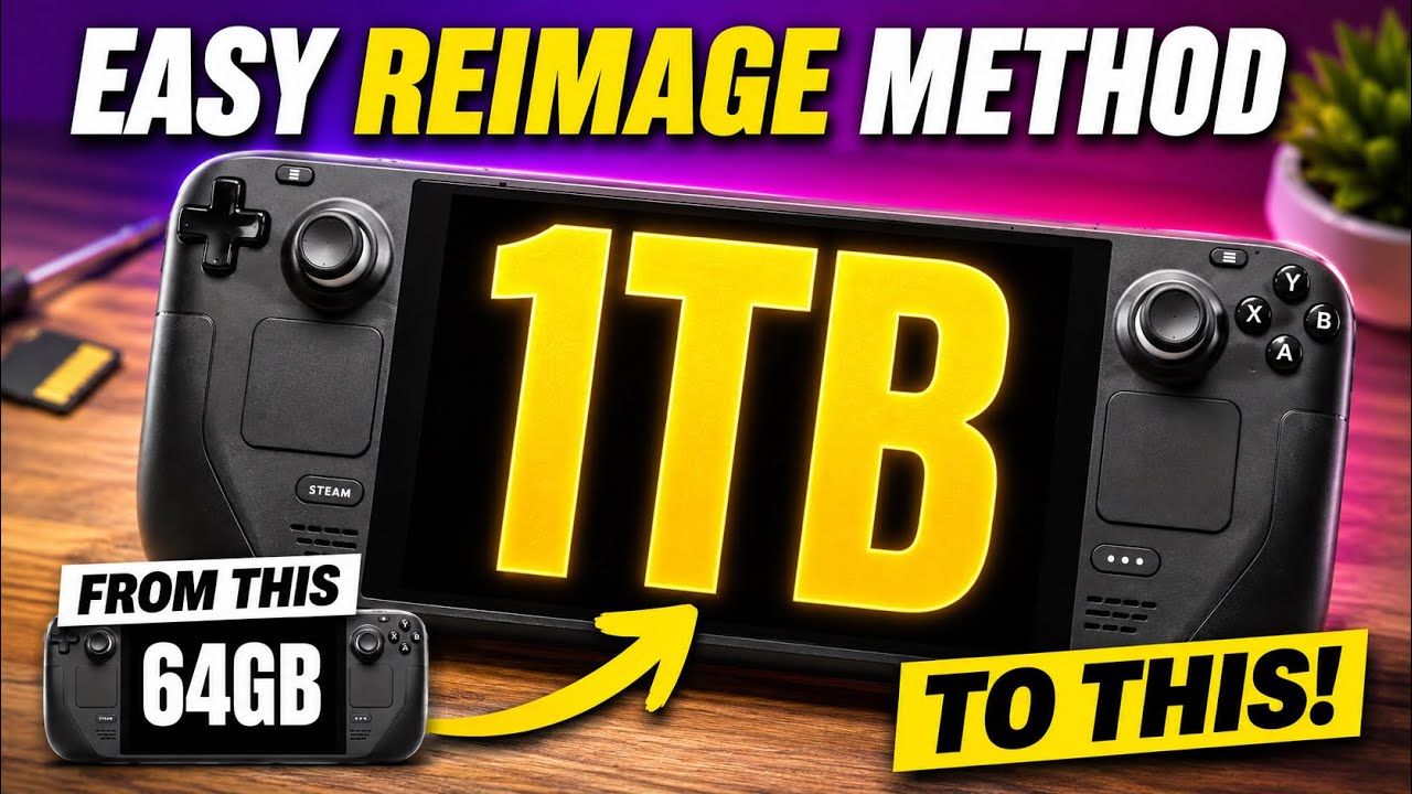 How to Upgrade Your Steam Deck Storage!