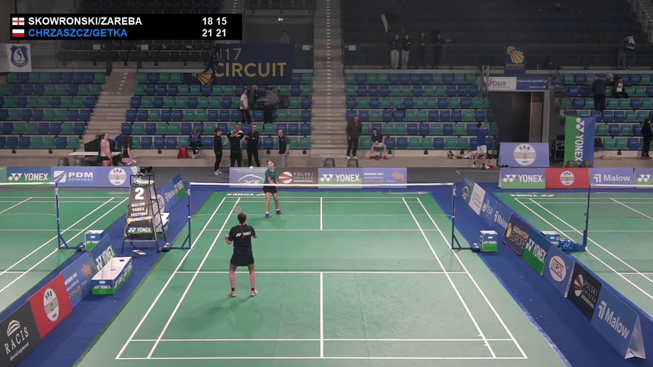 Kort 2 | MALOW YONEX Polish U17 International | Day 1 | Suwałki | 2026