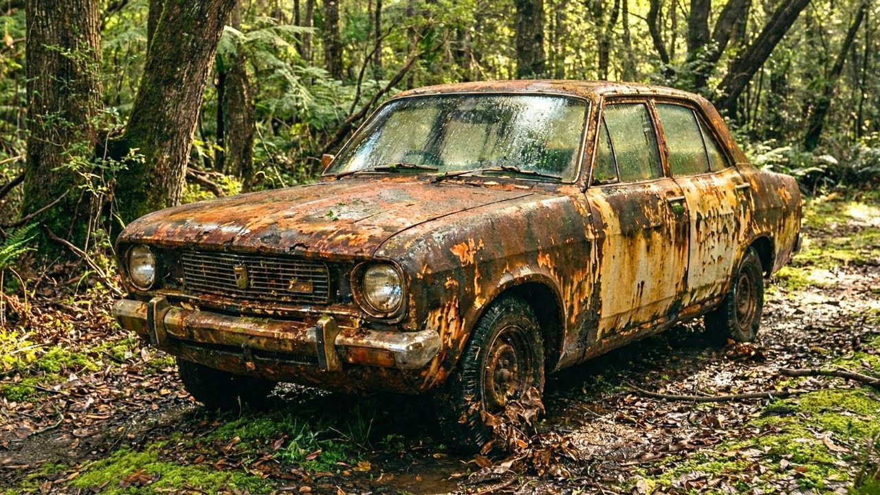 I Found This Car Abandoned in the Forest… Then Did the Impossible